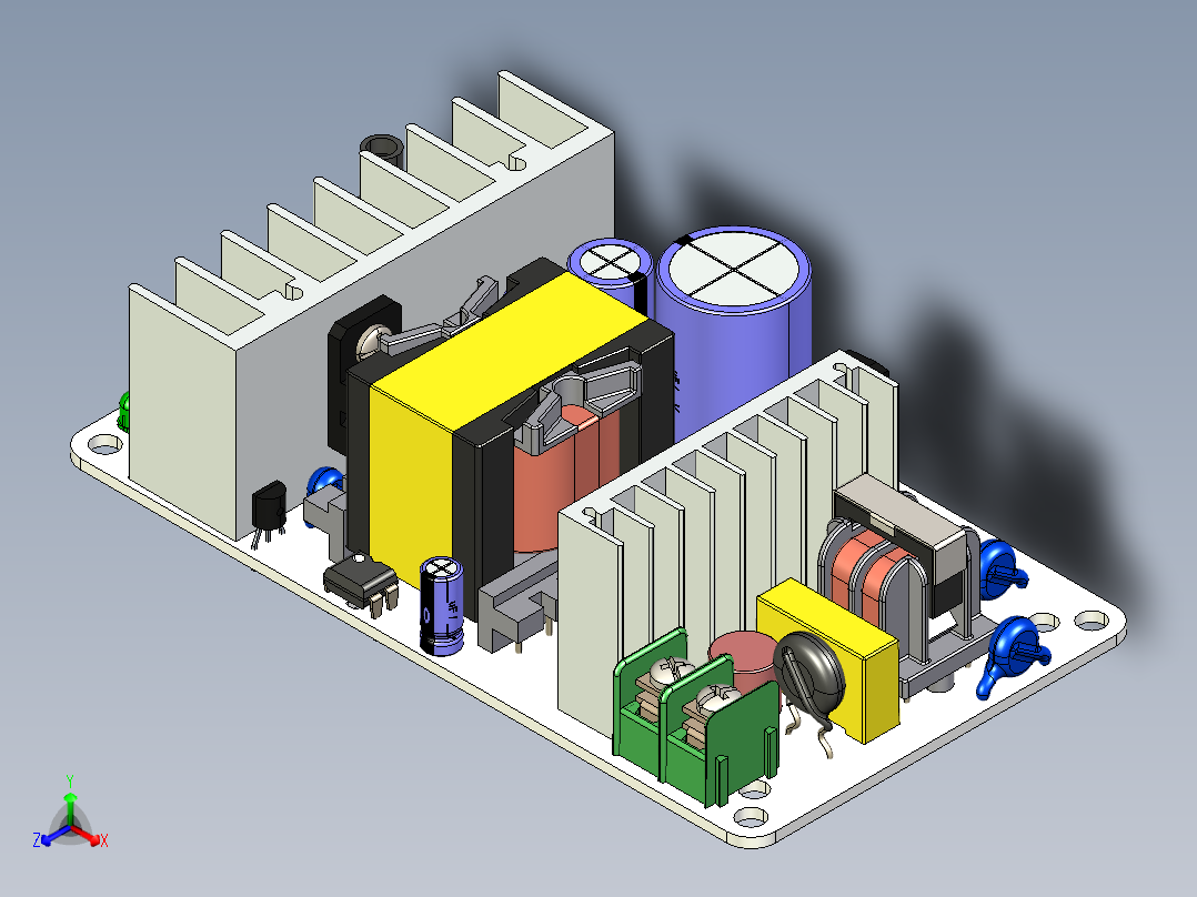 电源(3)正等轴测图