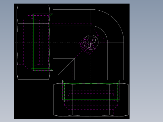 PARKER管接头EO Union elbow W28L71_back