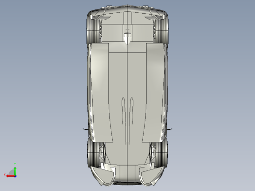 Riah跑车 3D模型（3dsMax设计后视缩略图