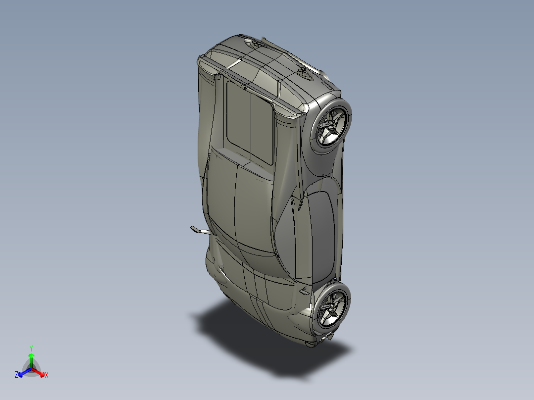 Riah跑车 3D模型（3dsMax设计正等轴测图