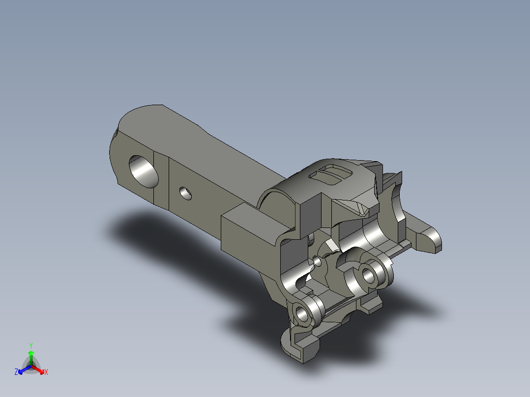 17型钩体修改正等轴测图
