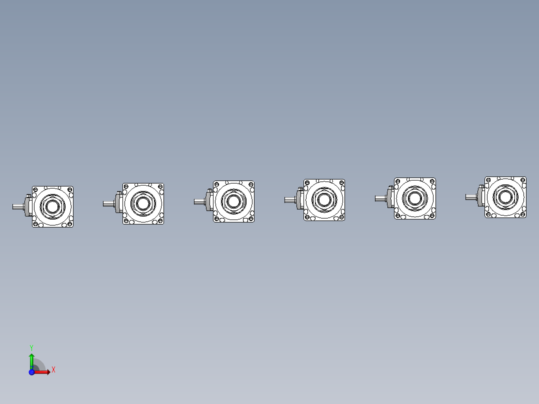 EAC6系列电动推杆--1032440--50前视图