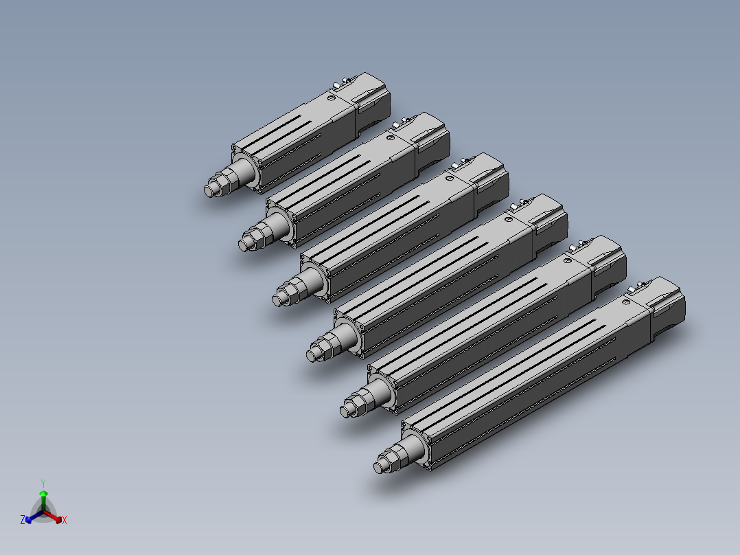 EAC6系列电动推杆--1032440--50正等轴测图