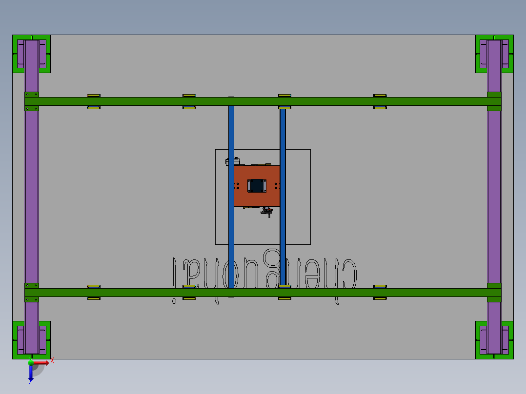 汽车驱动桥螺栓锁紧设备俯视图