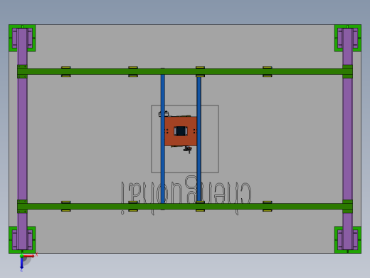 汽车驱动桥螺栓锁紧设备俯视缩略图