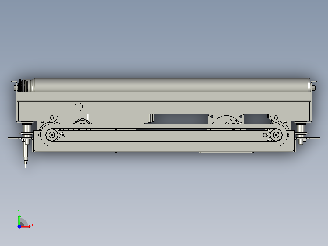双向移载机640-740试制模型前视图