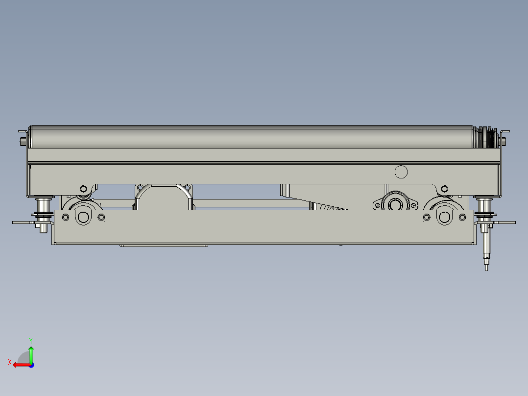 双向移载机640-740试制模型后视图
