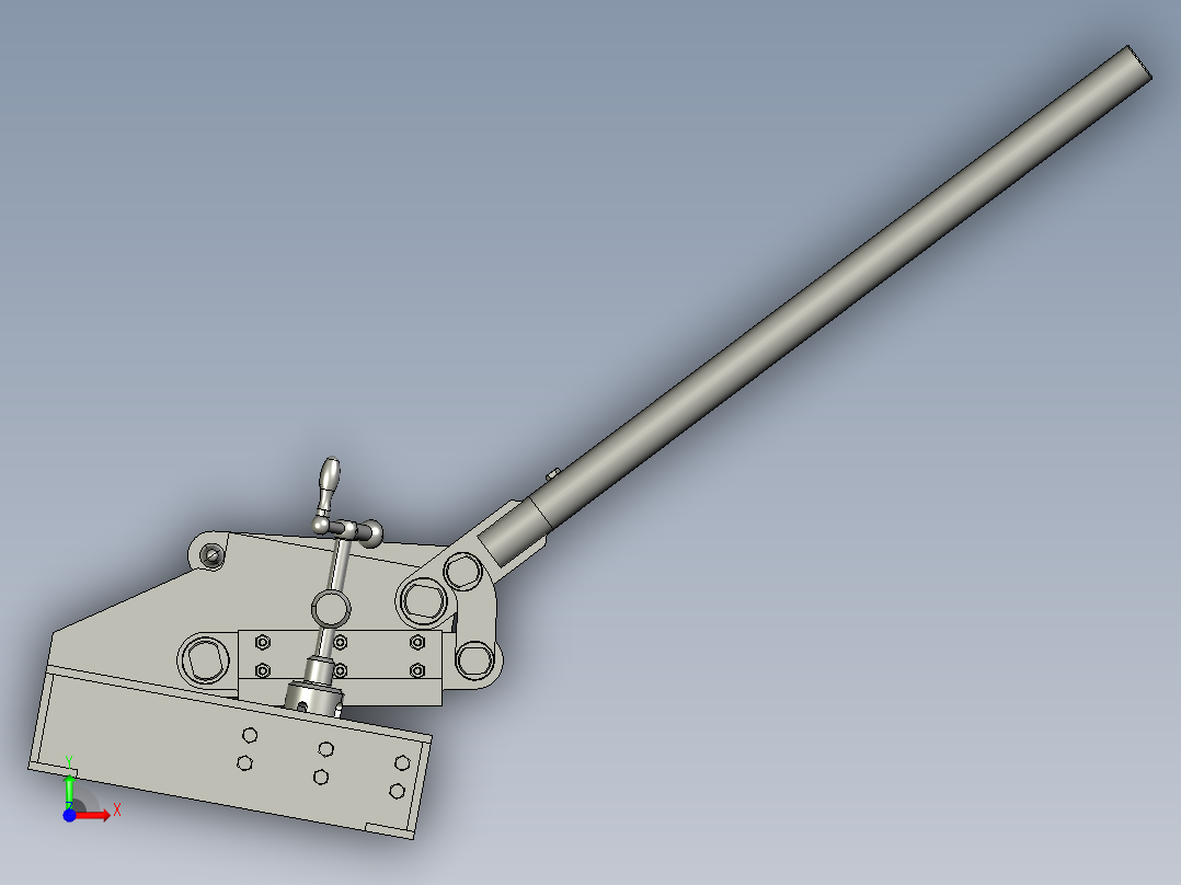 不锈钢板铜板铝板地剪小切板机前视图