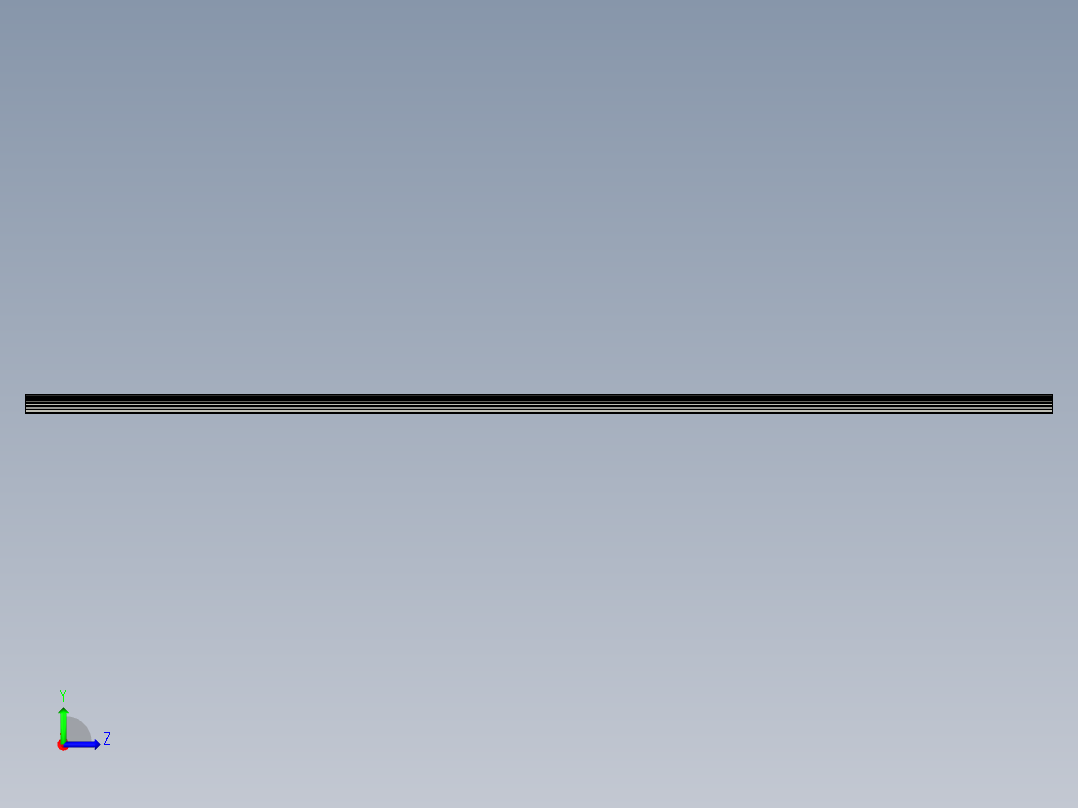 滑轨HGL30CA-1400左视图