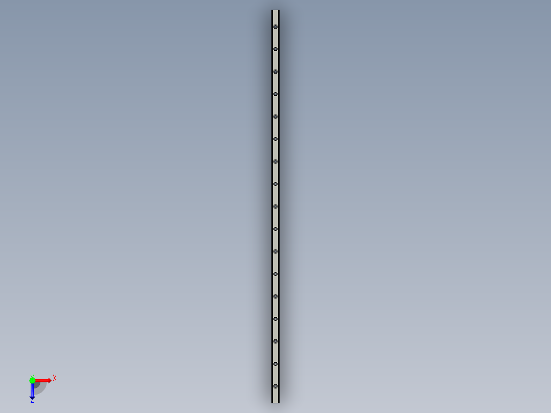 滑轨HGL30CA-1400俯视图