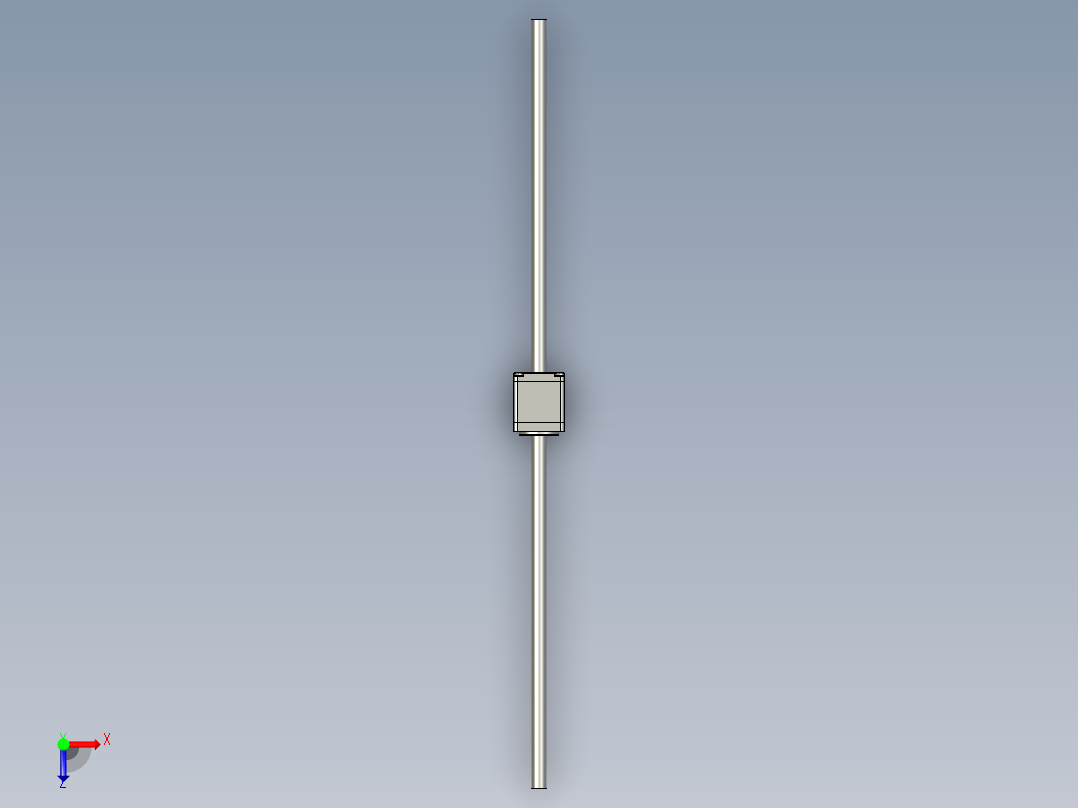 双轴电机28HB3302K俯视图