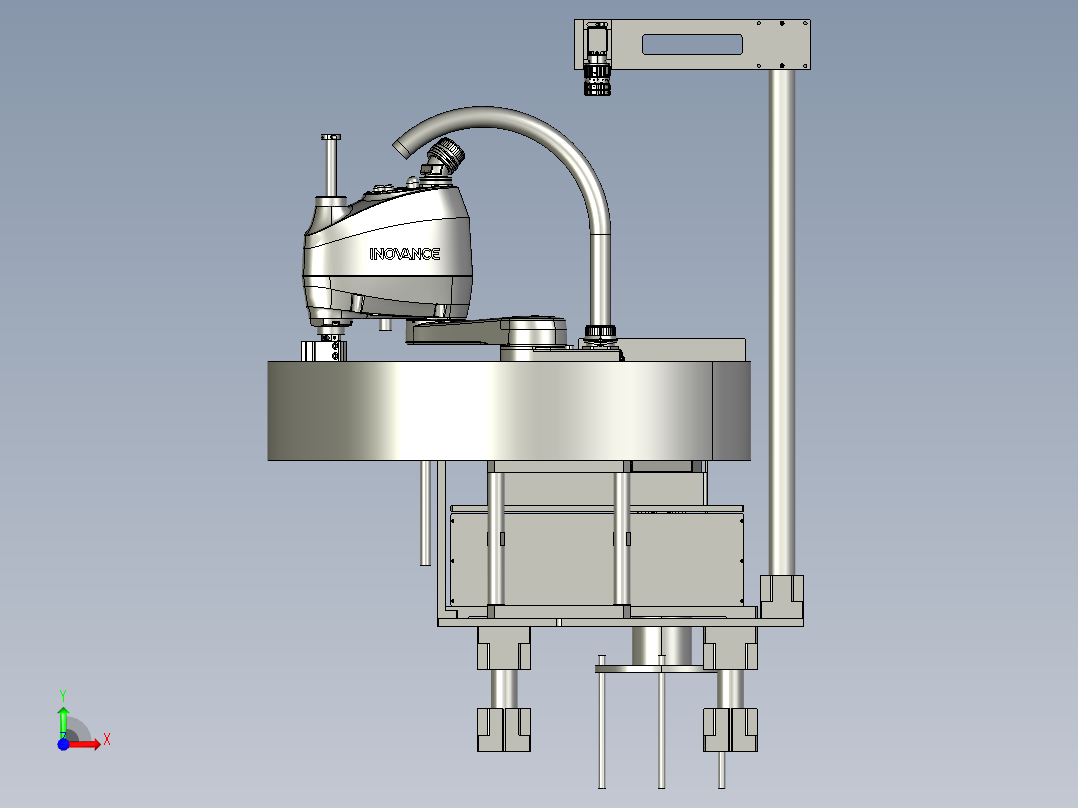 触头上料前视图