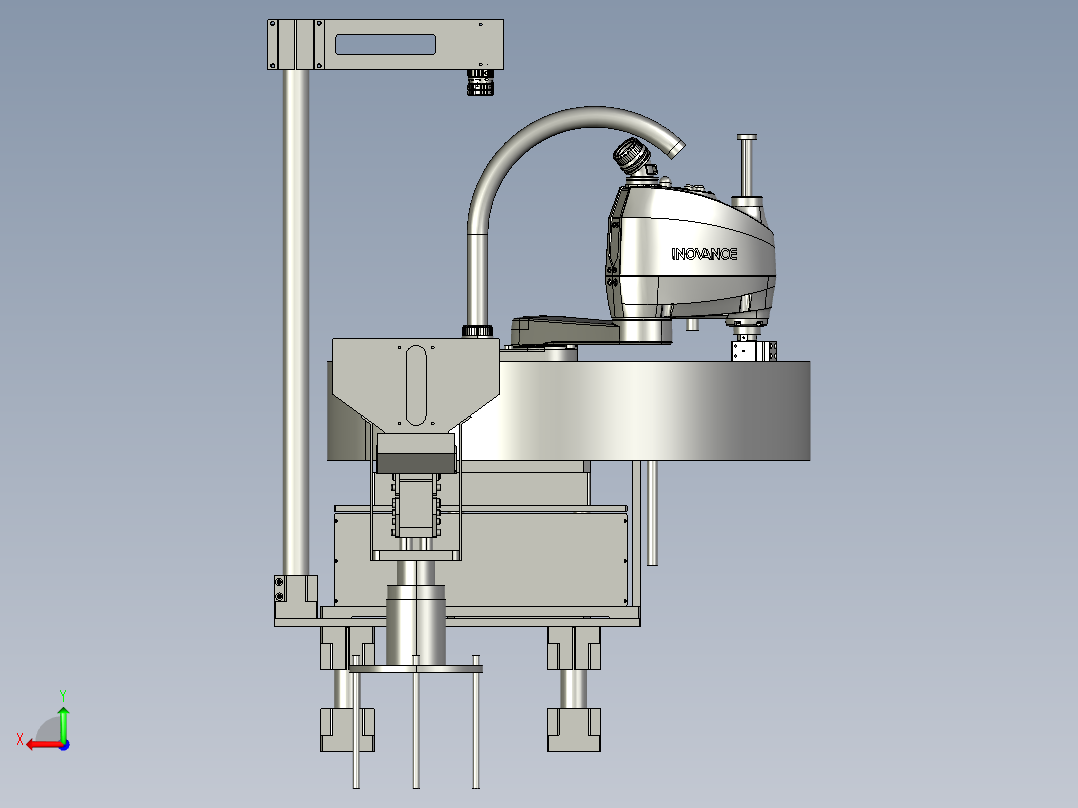 触头上料后视图