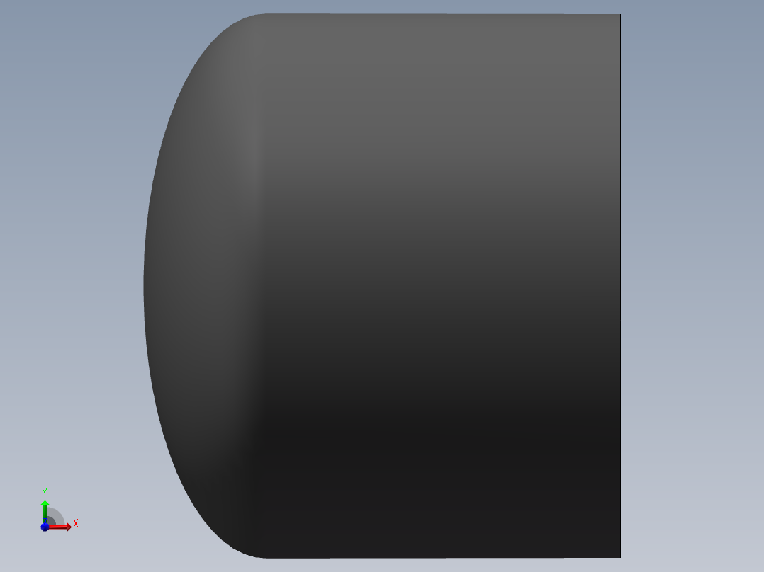 U-PVC CAP DN25前视图