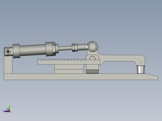 JCK700-5001爪子总装图400X2型双缸480六爪95X3右视缩略图