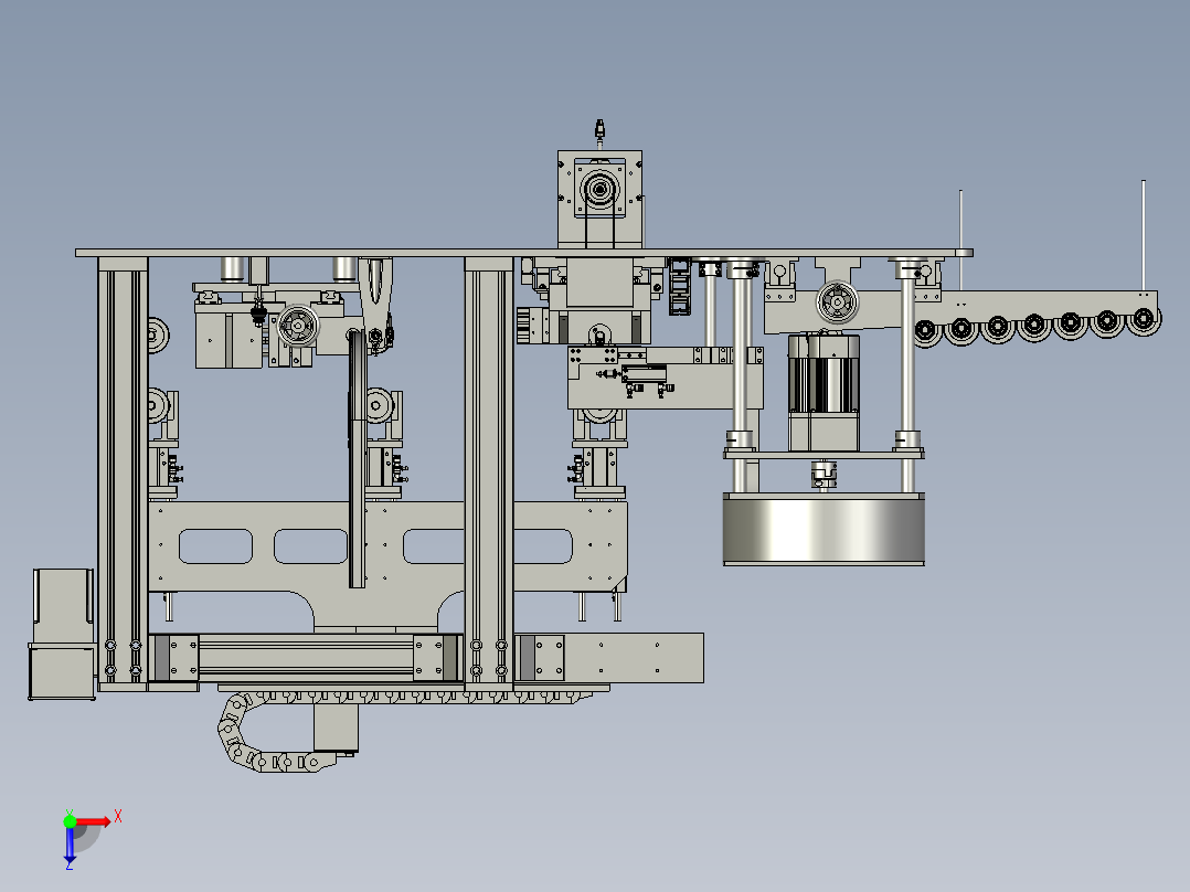 TYKH-02-卡簧轴承模块俯视图