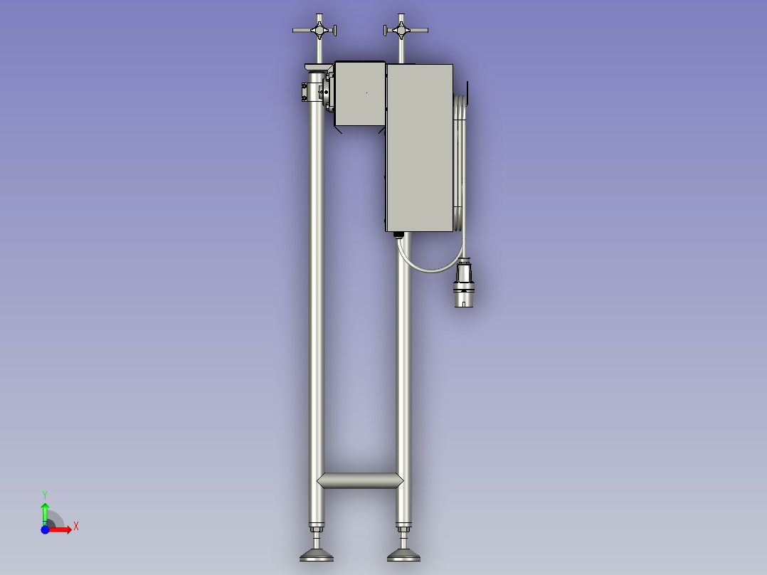 链板输送机前视图