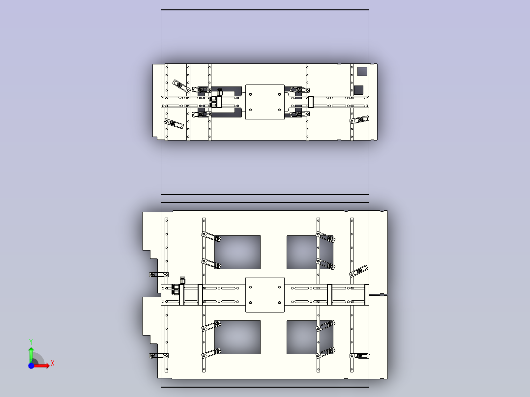 机械手快换组件前视图