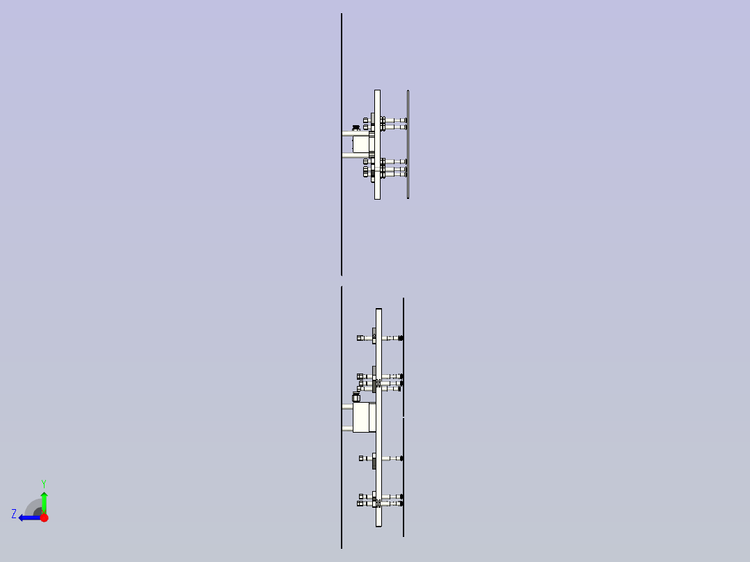 机械手快换组件右视图