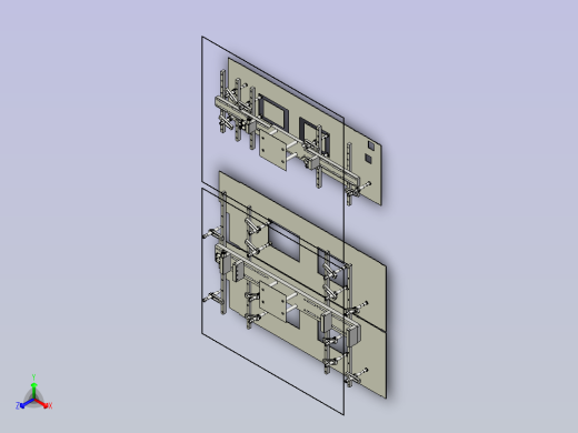机械手快换组件正等轴测缩略图