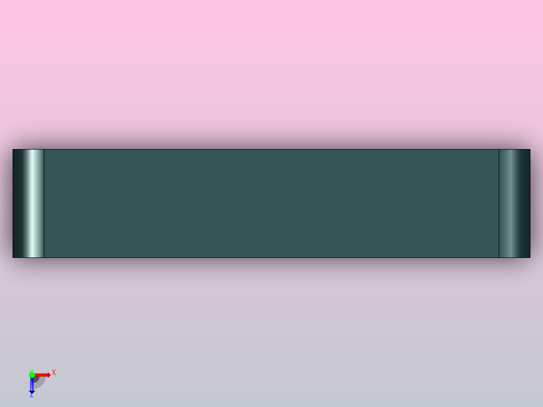 dc轴流风扇，50 x 50 x 10mm毫米俯视图