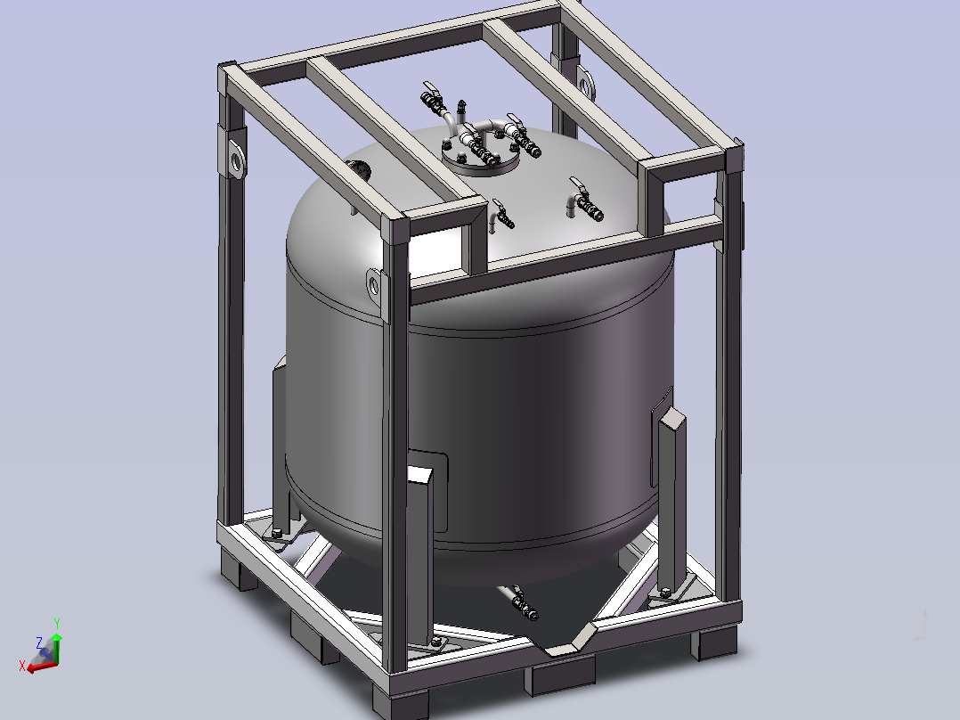 PPDL-221001-00电解液1000L吨桶0D主视图
