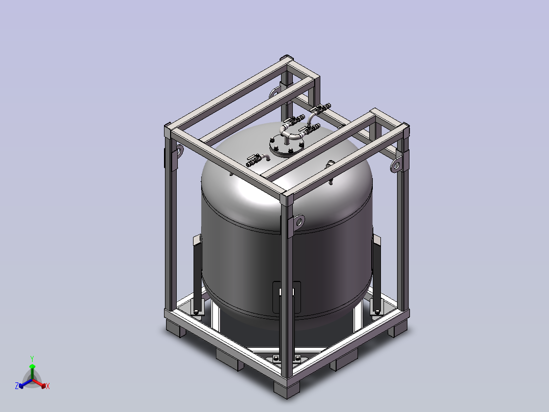 PPDL-221001-00电解液1000L吨桶0D正等轴测图