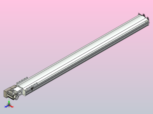 皮带直线轴半封闭可选导轨TPA-HNB-220D-176-L2300-ML-Y-P1K-N3