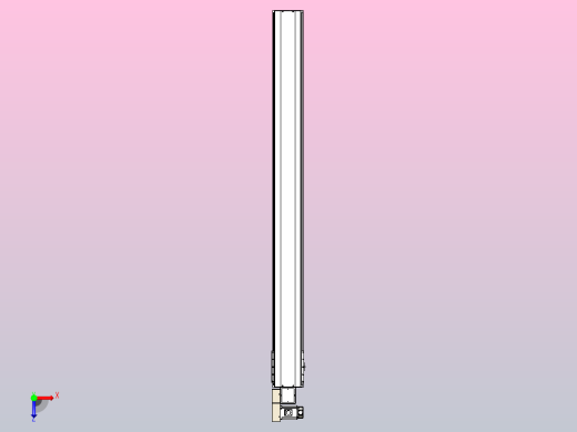 皮带直线轴半封闭可选导轨TPA-HNB-220D-176-L2300-ML-Y-P1K-N3俯视缩略图