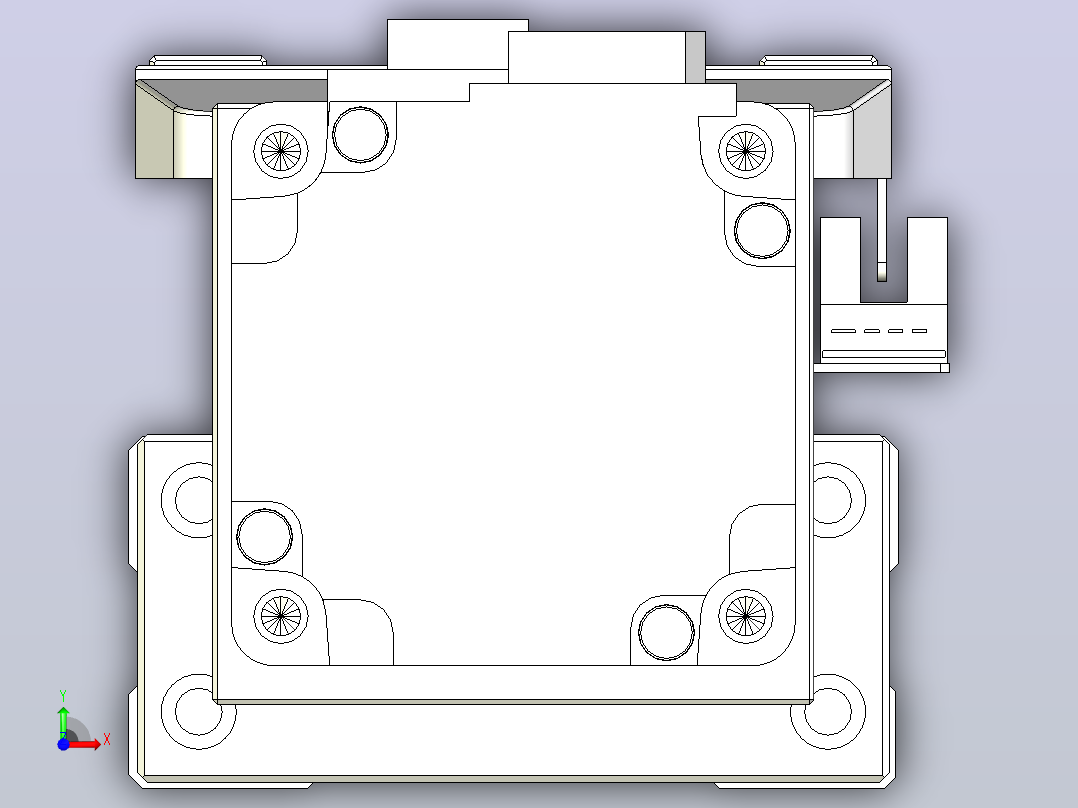 滚珠丝杠直线轴内置导轨TPA-GCR-80-1610C-L900-M-M40-N3前视图