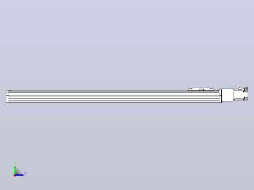 滚珠丝杠直线轴内置导轨TPA-GCR-80-1610C-L900-M-M40-N3左视缩略图