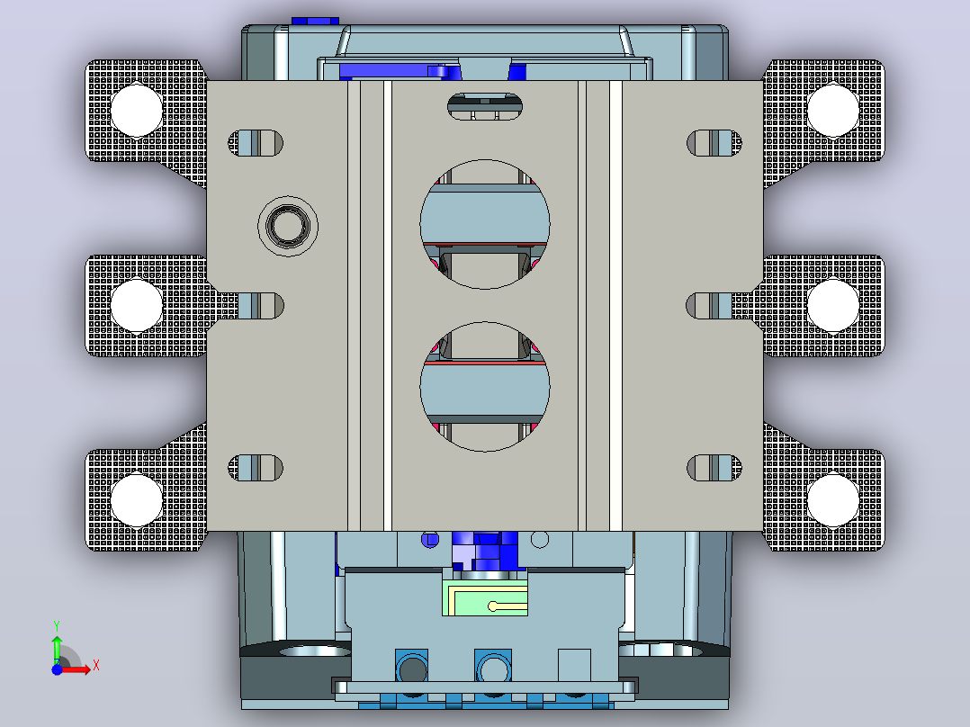 NC2-225交流接触器三维模型202204前视图