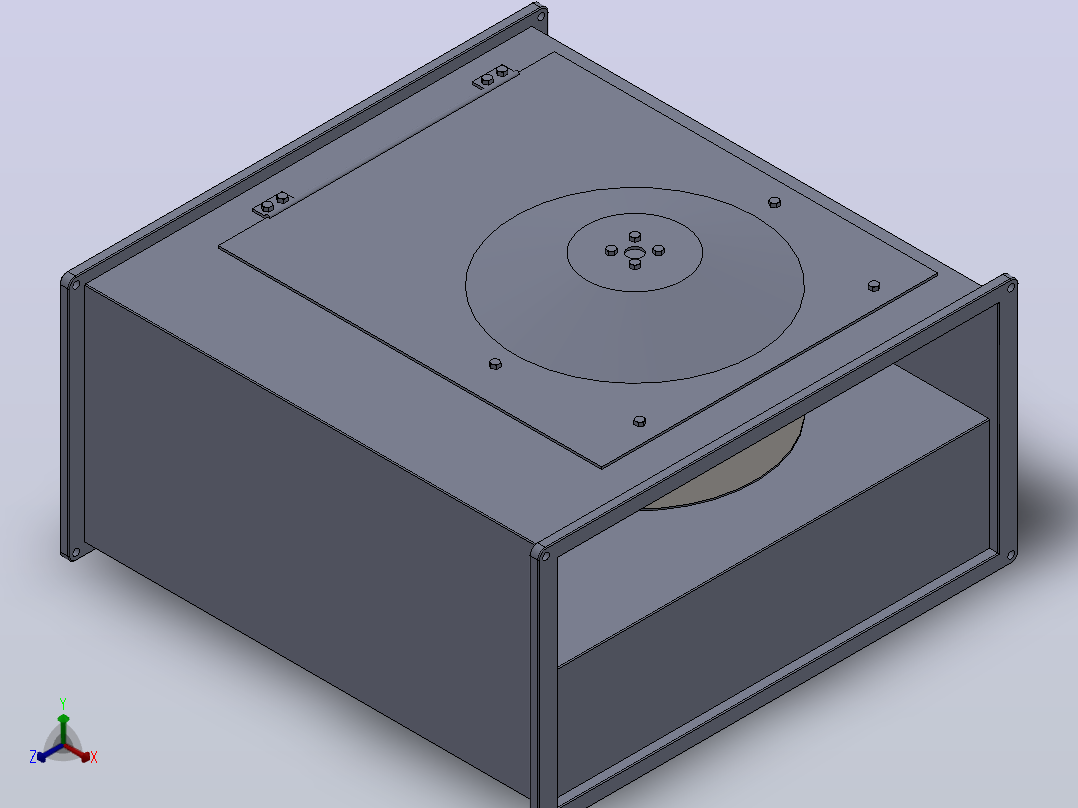 EKRB600×300A1方形管道风机[EKRB600×300A1]主视图