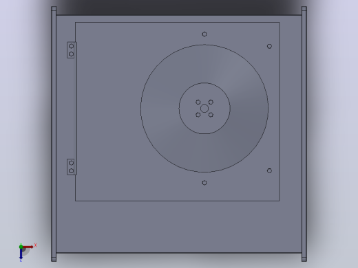 EKRB600×300A1方形管道风机[EKRB600×300A1]俯视缩略图