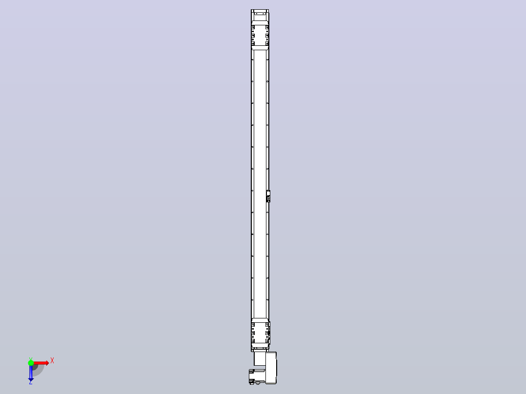 皮带直线轴双滑块型TPA-GCBS-80-P60-L600-QR-M20-N3俯视图