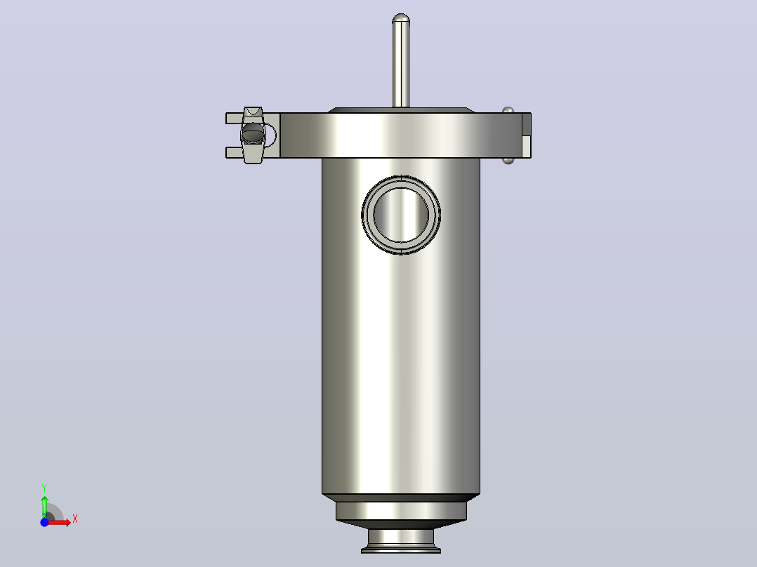 90°卡式过滤器[1539300 0150]前视图