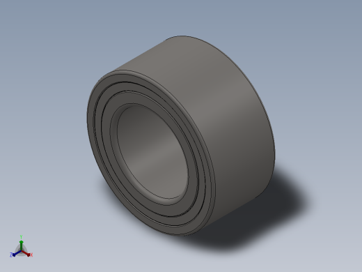 DAC型双列角接触球轴承轮毂轴承单元_DAC 4207537正等轴测缩略图