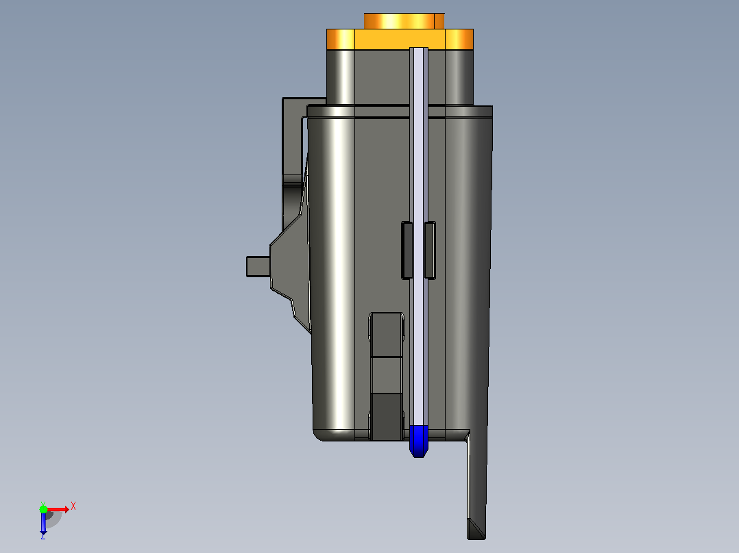 熔断器座 6-10mm² 带 ATO 熔断丝俯视图