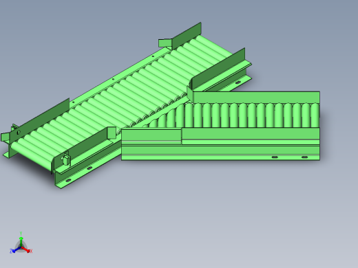 滚轮条可动导轨