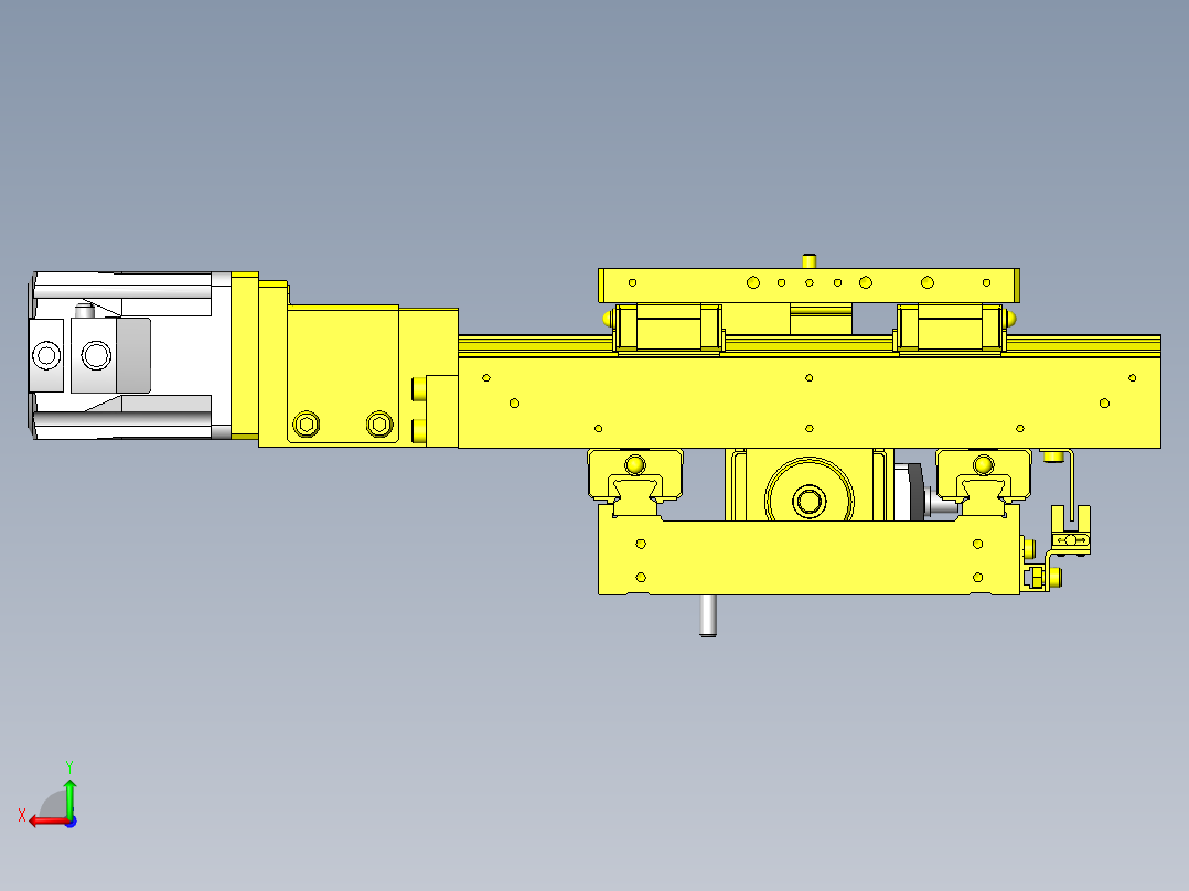 激光测量仪后视图