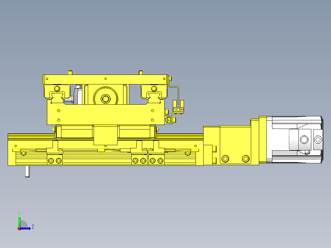 激光测量仪左视图