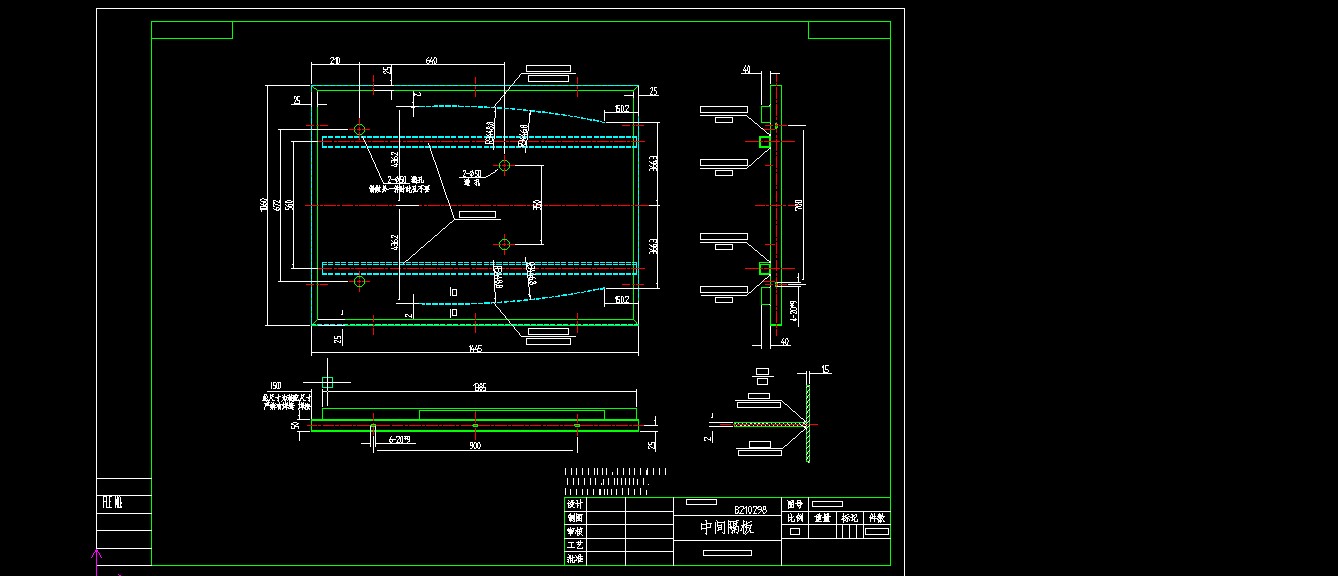 双面水帘柜技术图纸套双面水帘柜水濂柜技术图