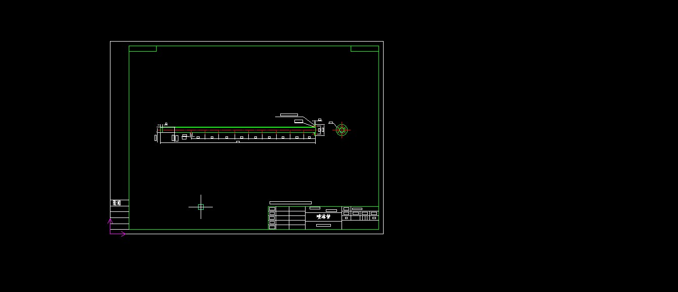 双面水帘柜技术图纸套双面水帘柜水濂柜技术图