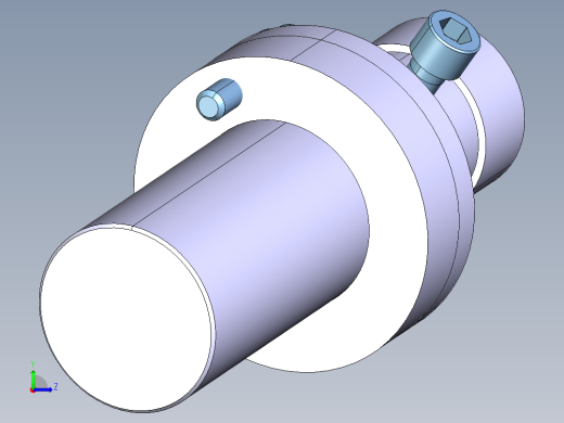 水泵电机和轴的链接左视缩略图