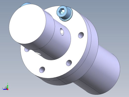 水泵电机和轴的链接右视缩略图