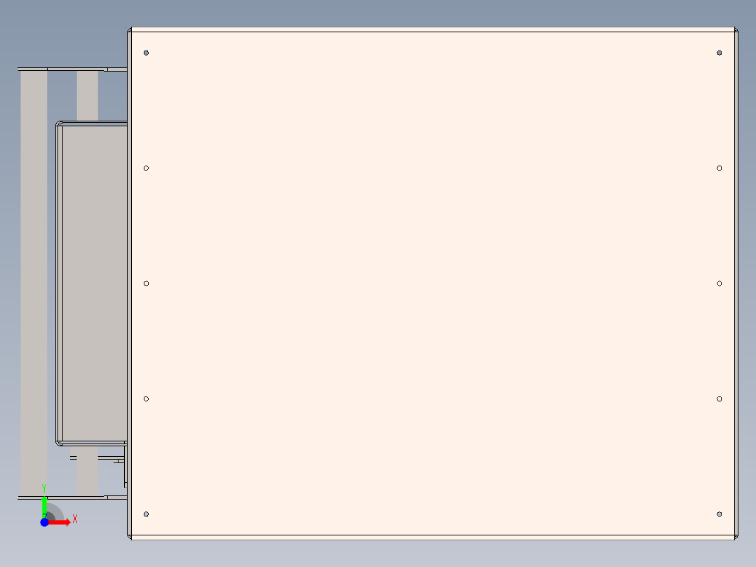 淬火炉详细3D图纸 E106前视图
