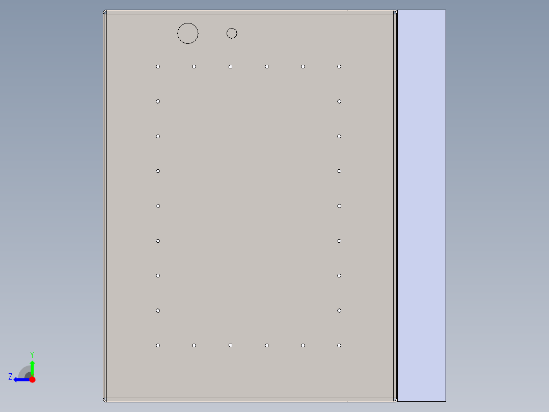 淬火炉详细3D图纸 E106右视图