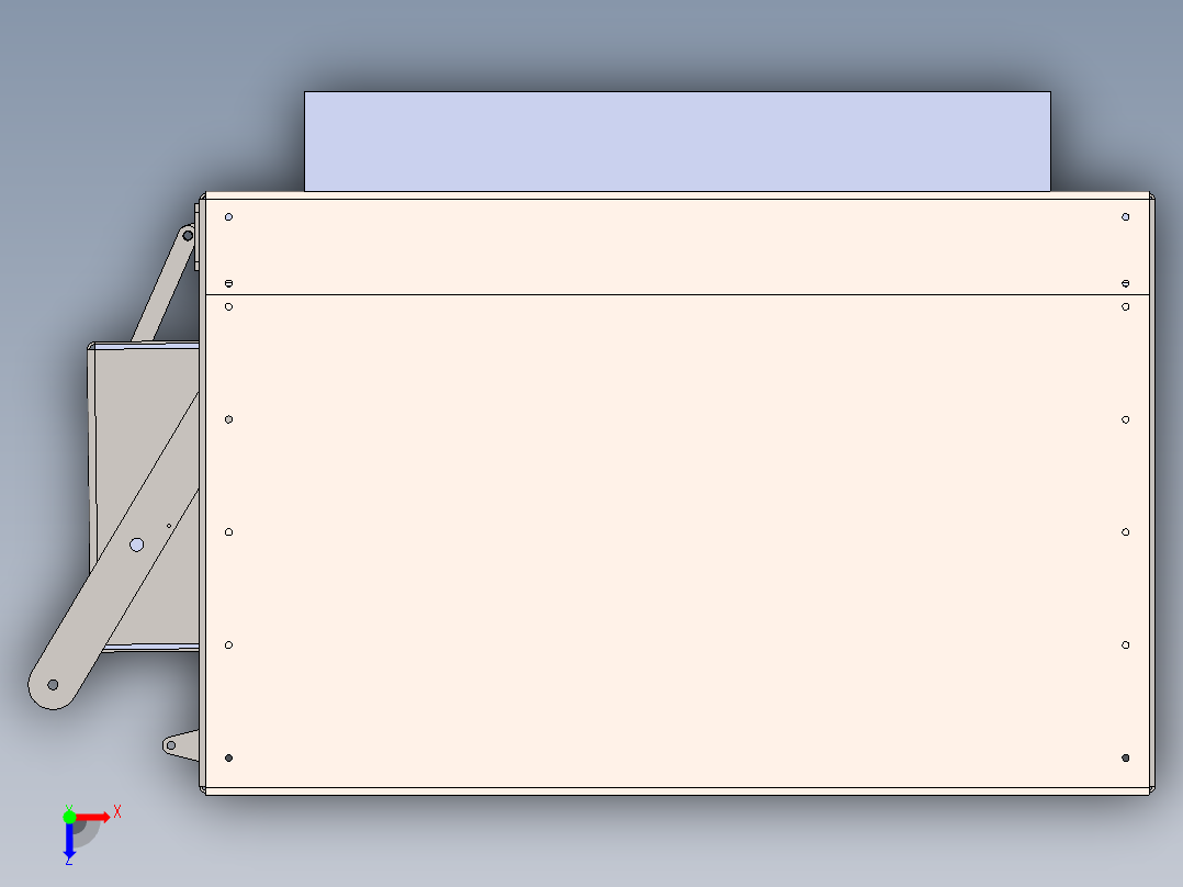 淬火炉详细3D图纸 E106俯视图