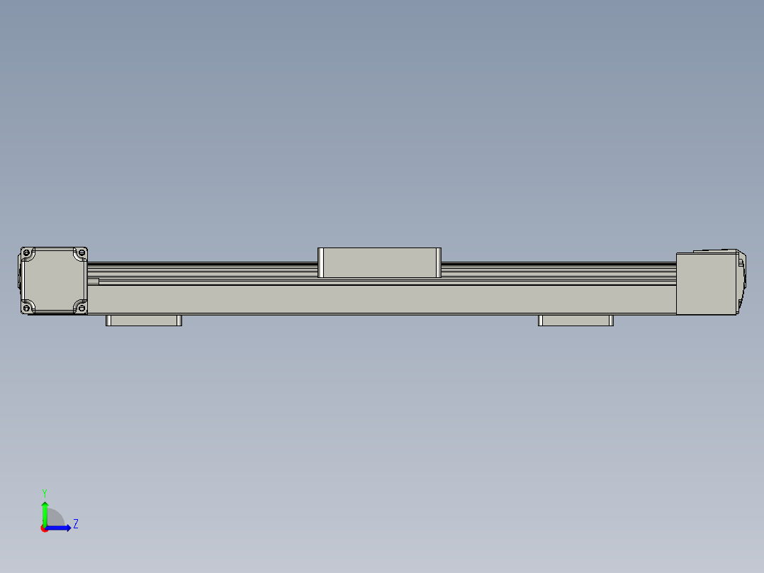 JD45C同步带模组 (1)左视图