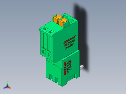 DEGSON 15EDG 系列 2.5mm 接线端子包-15EDGRC+KD-2.5-02P-14-00AH